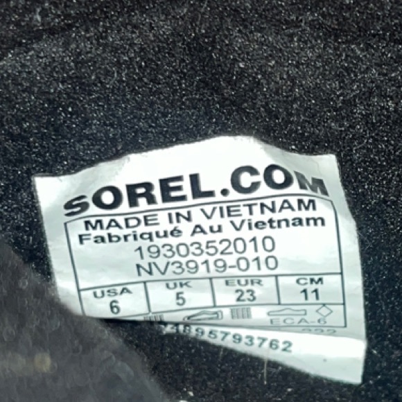 SOREL TODDLER WHITNEY ll STRAP WP Insulated Waterproof Snow Winter Boot Size 6 - Picture 3 of 9